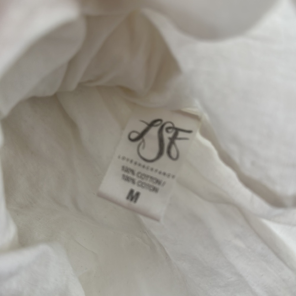 LoveShackFancy White Lace Tiered Mini Skirt - Picture 5 of 6